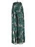 Papaya 100% Polyester Tropical Green Casual Pants Size S - photo 2