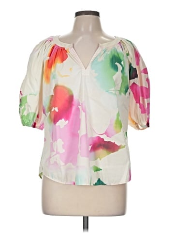Diane von Furstenberg Short Sleeve Blouse (view 1)