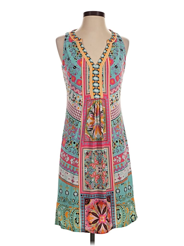 Pre-owned Hale Bob Casual Dress In Teal