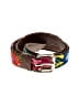 Assorted Brands Paisley Brown Leather Belt Size XS - photo 1