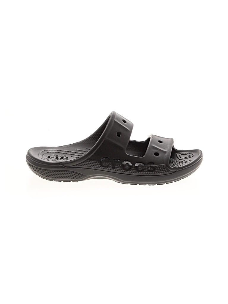 Pre-owned Crocs Sandals In Black