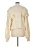 Pol 100% Polyester Ivory Pullover Sweater Size M - photo 2