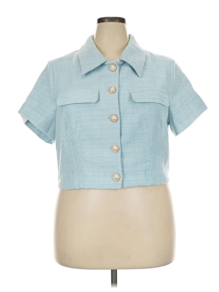 Pre-owned Cider Blazer Jacket In Blue