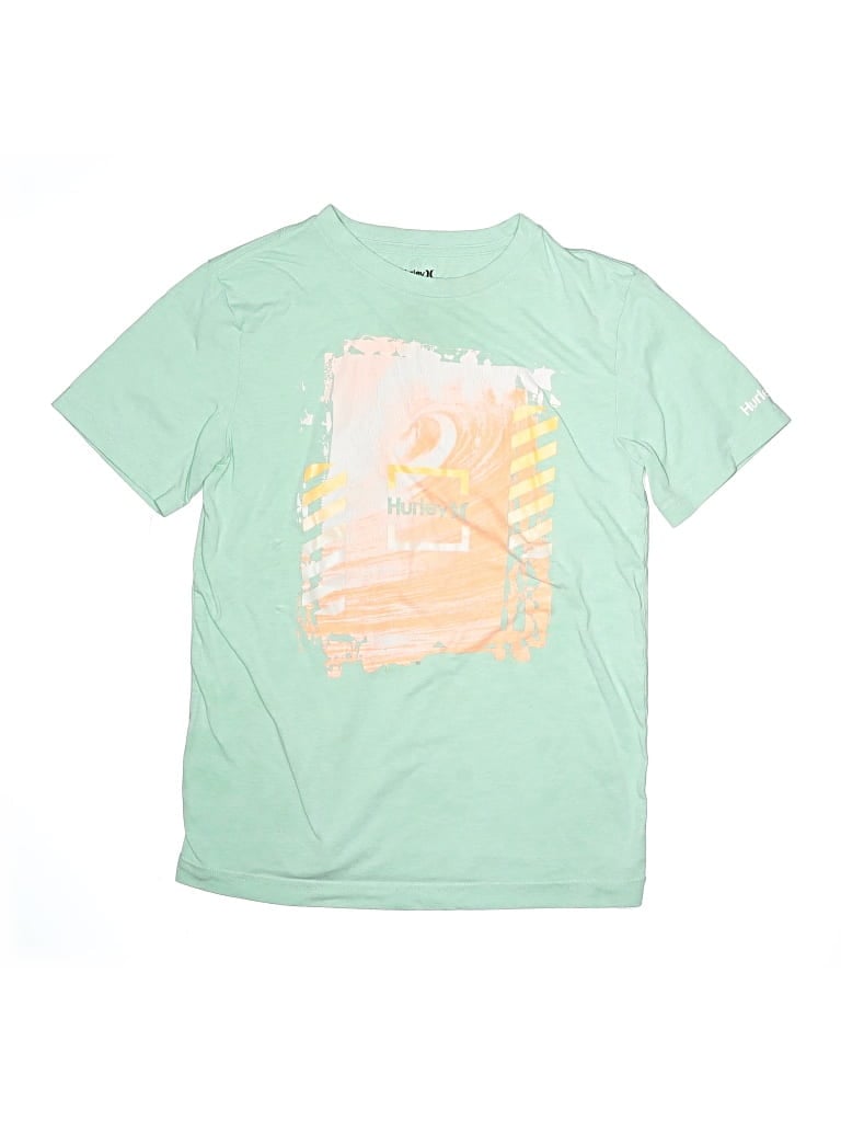 Pre-owned Hurley Kids'  Short Sleeve T-shirt In Green