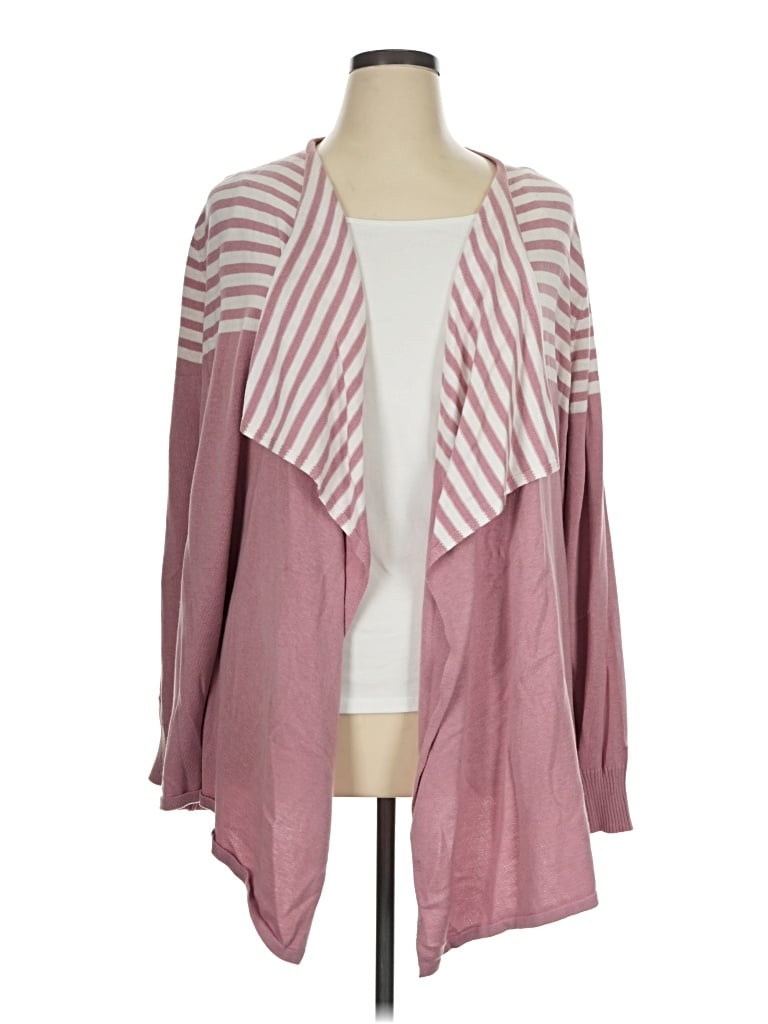 Pre-owned D&co. Cardigan Sweater In Pink