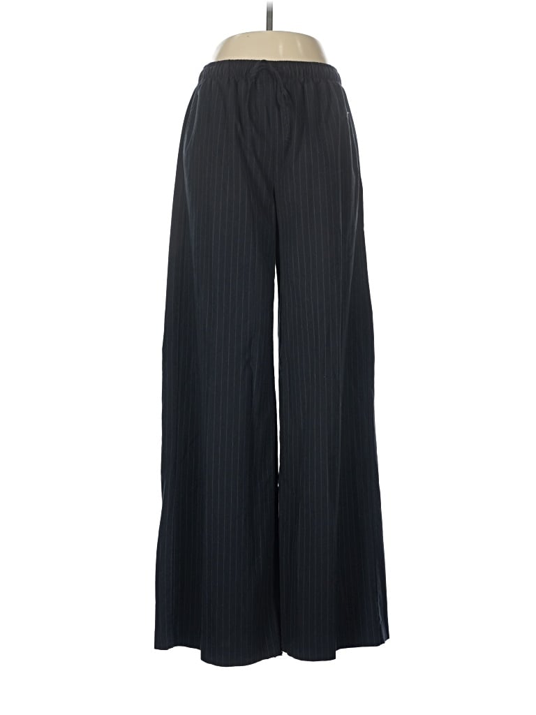 Pre-owned Stradivarius Dress Pants In Black
