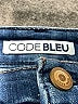 Code Bleu Blue Denim Shorts Size 14 - photo 3
