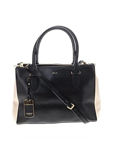 Lauren by Ralph Lauren Leather Satchel (view 1)