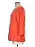 Ella Moss 100% Rayon Orange 3/4 Sleeve Top Size L - photo 5