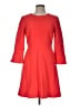 J.Crew Solid Red Casual Dress Size 8 - photo 1