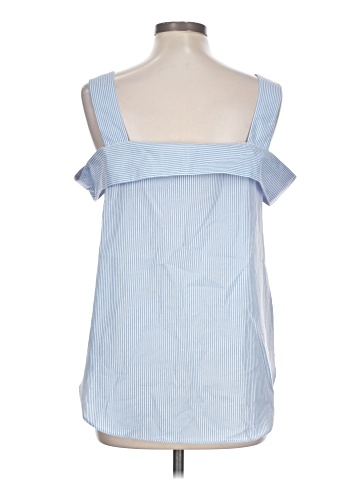 Zoe Sleeveless Button-Down Shirt (view 2)