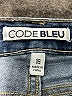 Code Bleu Blue Denim Shorts Size 16 - photo 3