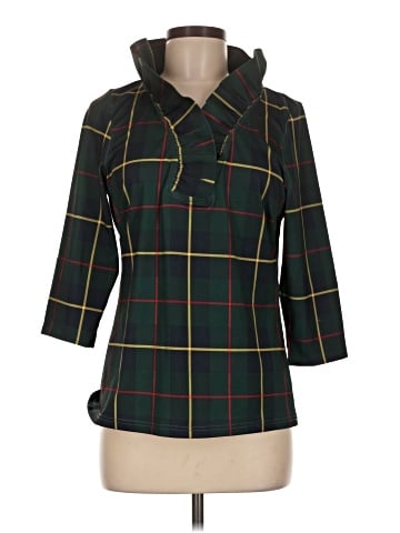 Gretchen Scott Designs 3/4 Sleeve Blouse (view 1)