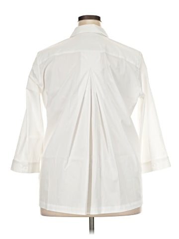 Foxcroft 3/4 Sleeve Button-Down Shirt (view 2)
