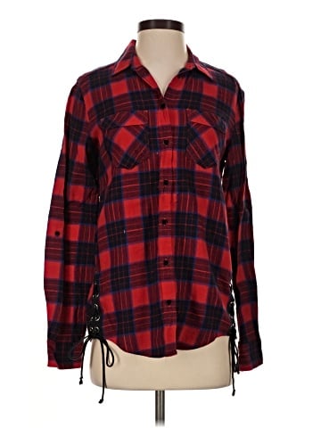 Express Long Sleeve Button-Down Shirt (view 1)