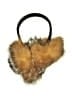 Surell 100% Fox Brown Ear Muffs One size - photo 1