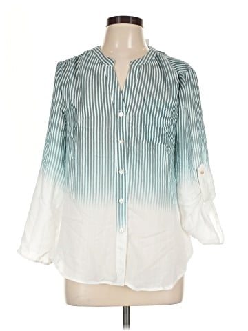 Indigo Rose 3/4 Sleeve T-Shirt (view 1)