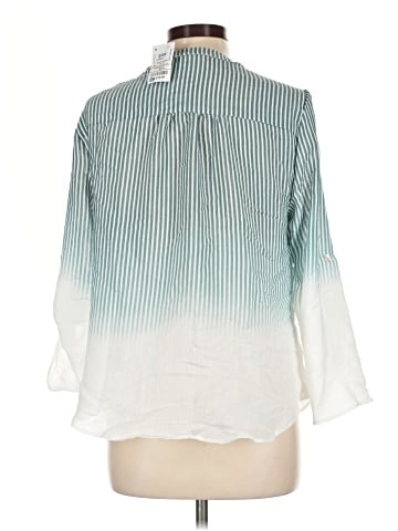 Indigo Rose 3/4 Sleeve T-Shirt (view 2)
