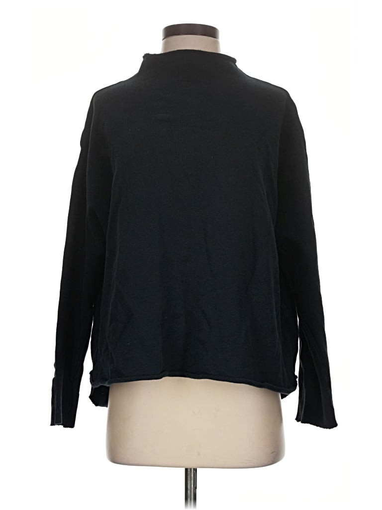 Pre-owned Frank & Eileen Turtleneck Sweater In Black
