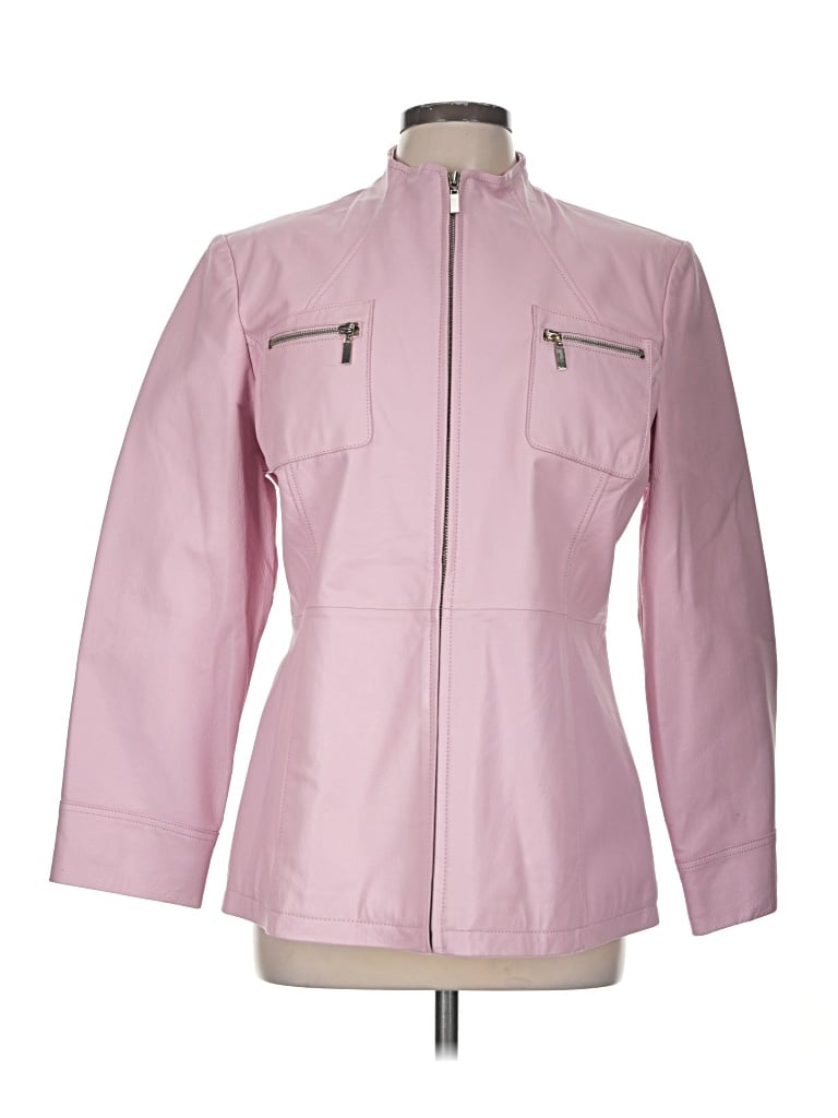 Pre-owned Wilsons Leather Jacket In Pink