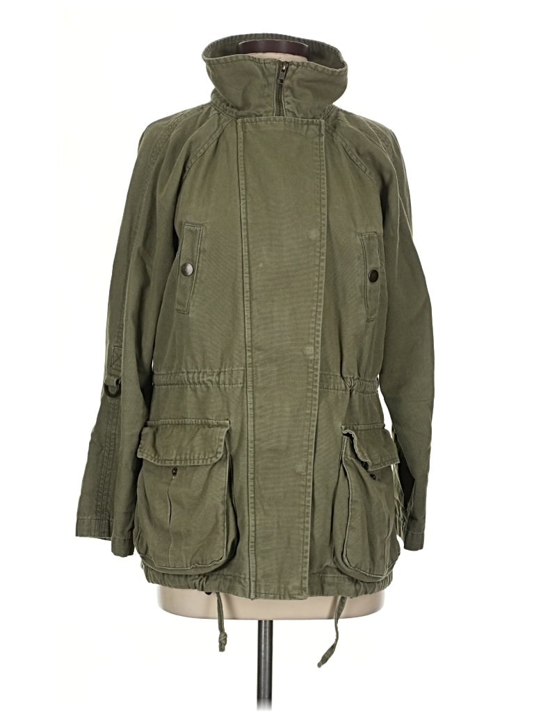 Pre-owned Matty M Coat In Green