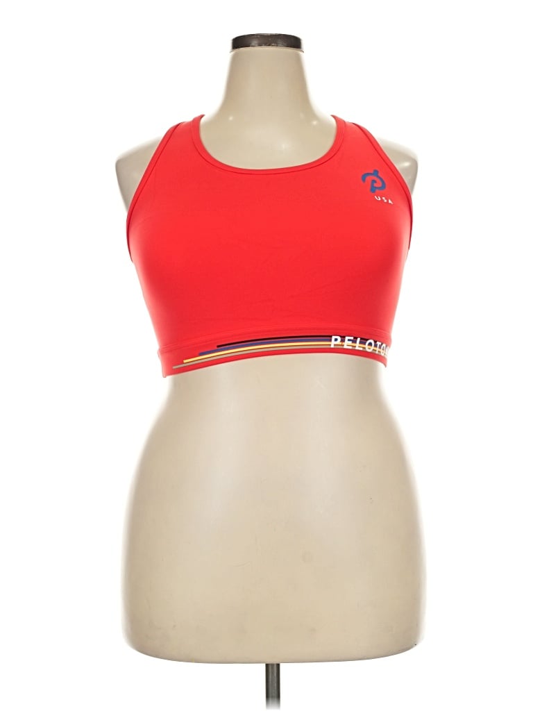 Pre-owned Peloton Sports Bra In Red