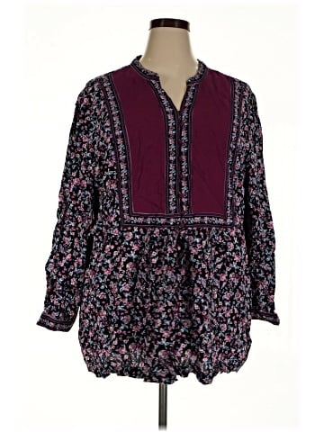 Woman Within Long Sleeve Blouse (view 1)