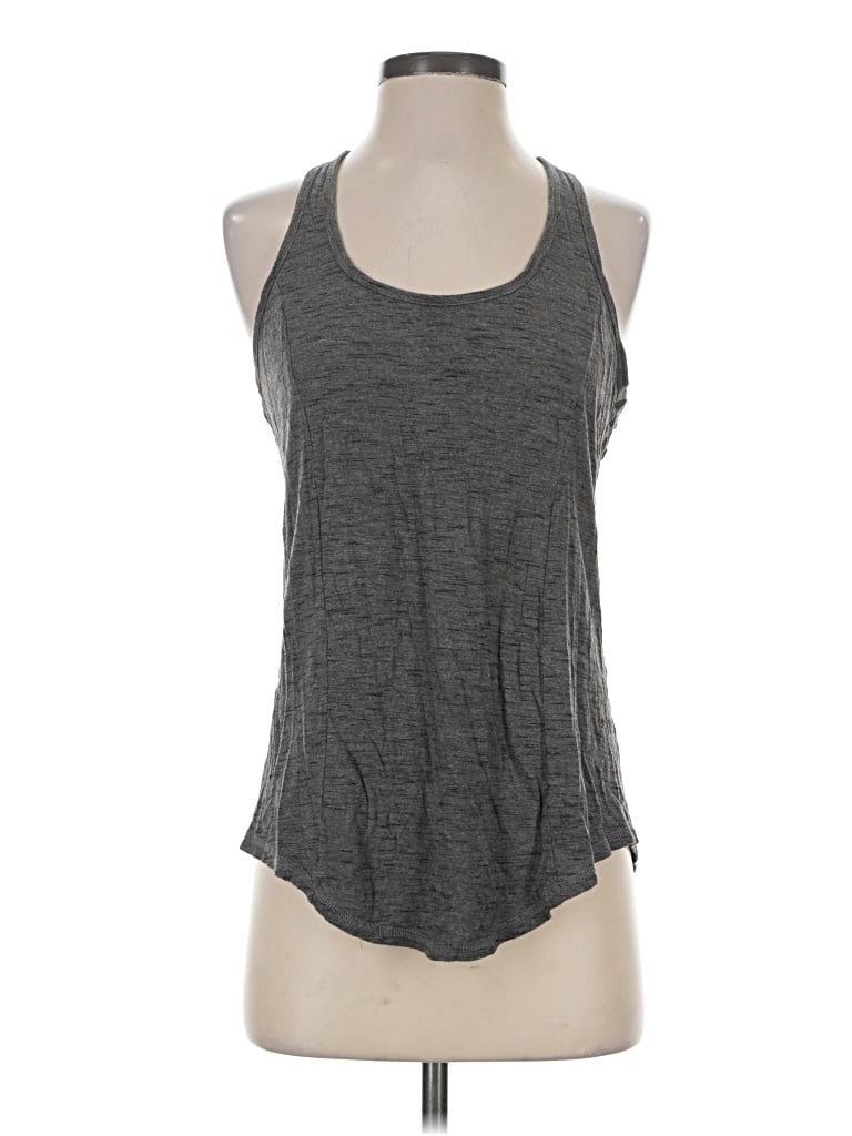 Pre-owned Kyodan Tank Top Gray Halter Neckline Tops