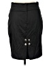 Wet Seal Solid Black Formal Skirt Size L - photo 2