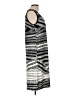 Sunny Leigh Graphic Silver Casual Dress Size L - photo 4