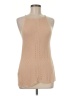 Lush 100% Viscose Tan Sleeveless Top Size M - photo 1