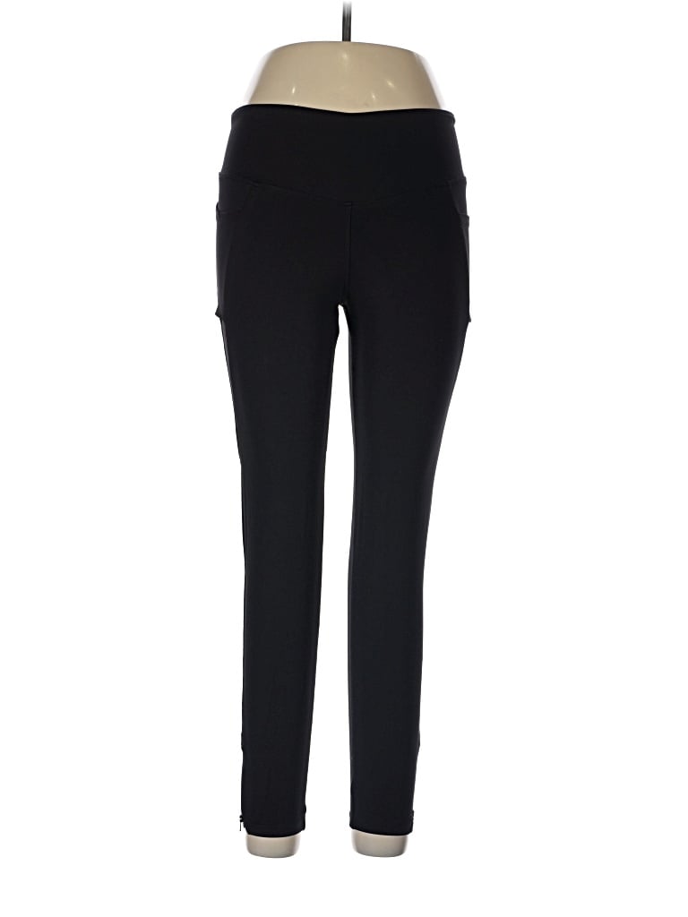 Pre-owned Denise Cronwall Active Pants In Black