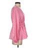 Cato 100% Polyester Pink Long Sleeve Blouse Size S - photo 4