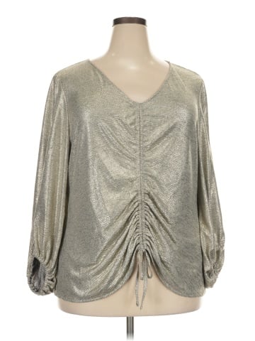 MSK Long Sleeve Blouse (view 1)