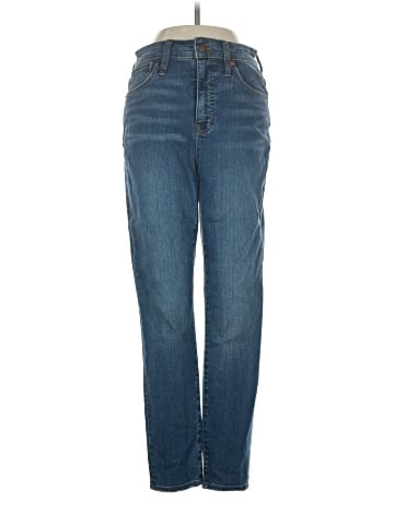 Madewell Curvy High-Rise Skinny Crop Jeans in Lander Wash (view 1)