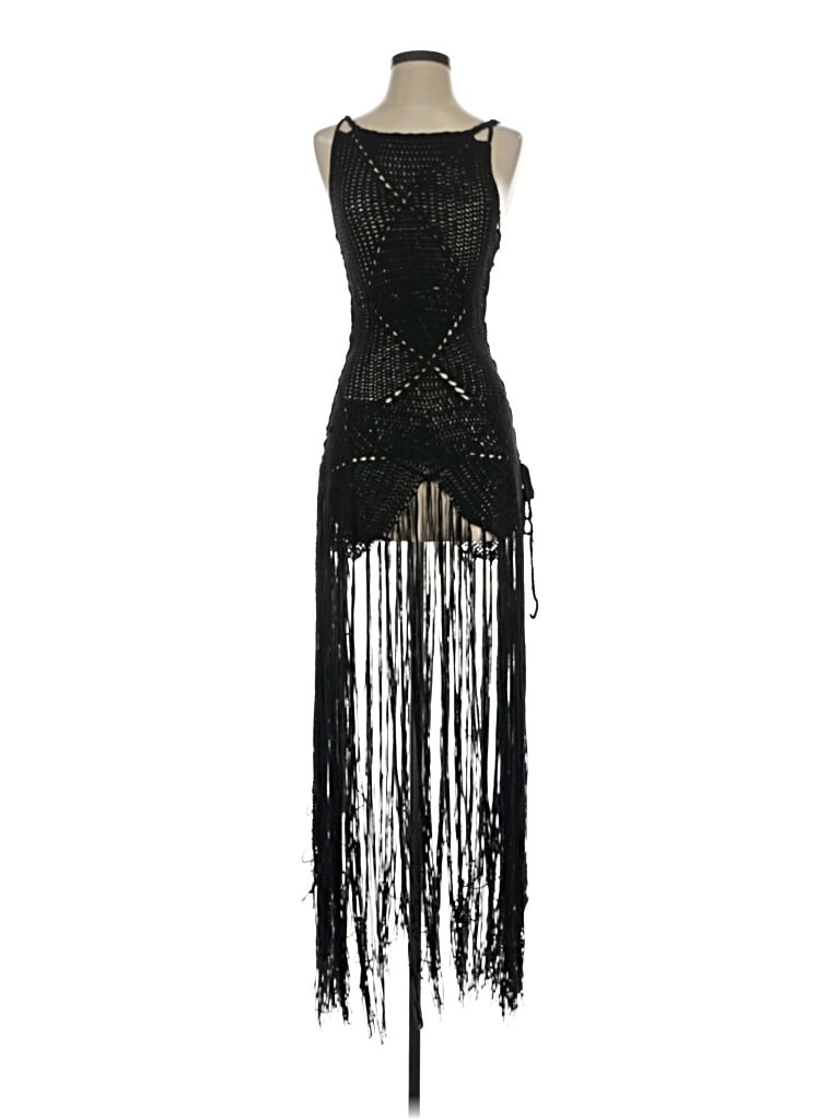 Pre-owned Venus Cocktail Dress In Black
