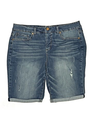 Code Bleu Denim Shorts (view 1)