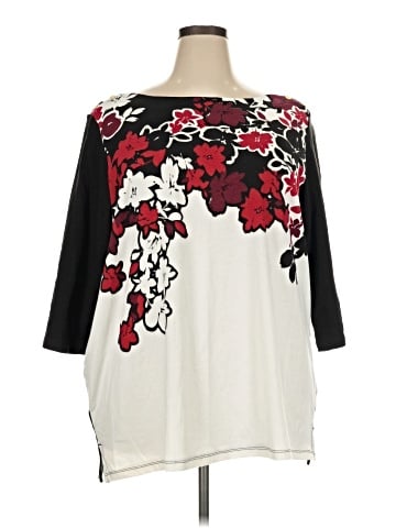Jessica London 3/4 Sleeve Blouse (view 1)