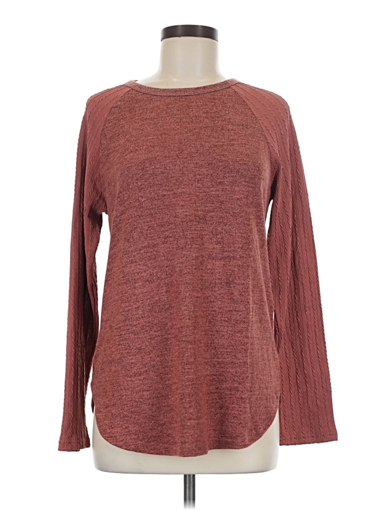 Sampeel Long Sleeve T-shirt In Burgundy