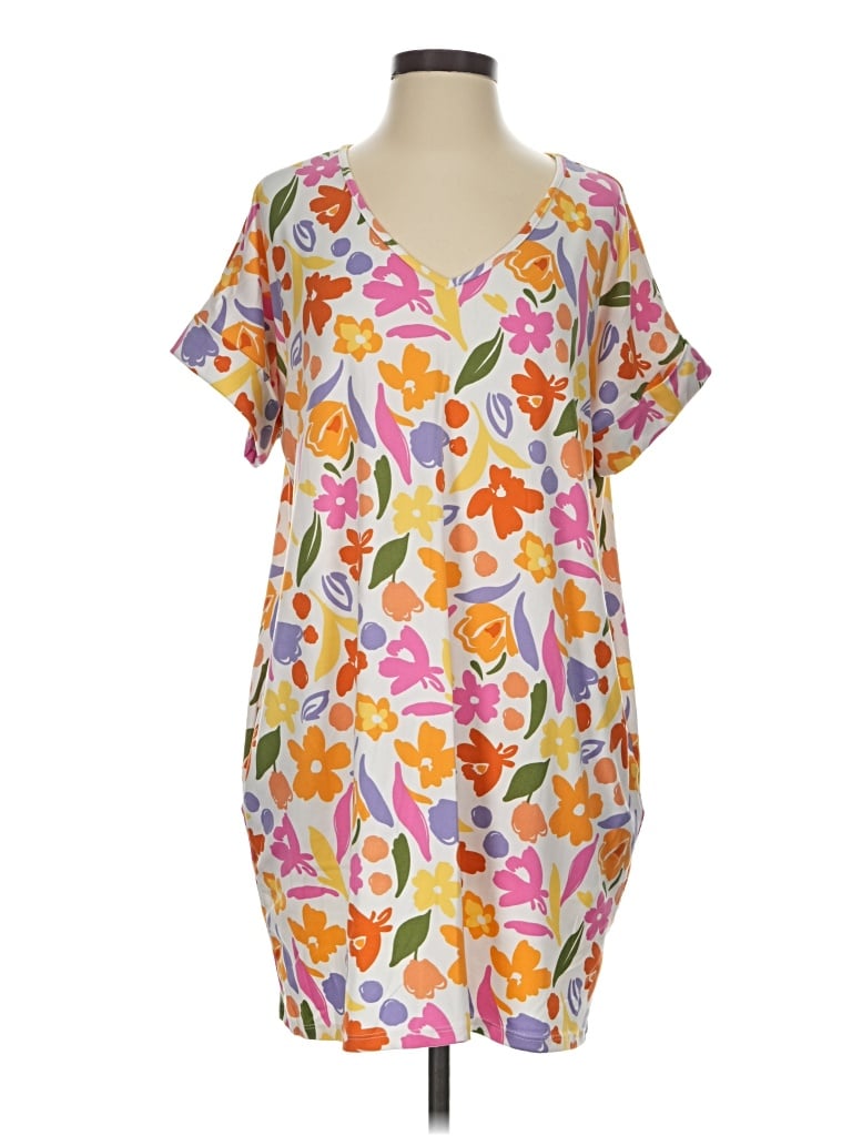 Pre-owned Entro Casual Dress In Orange