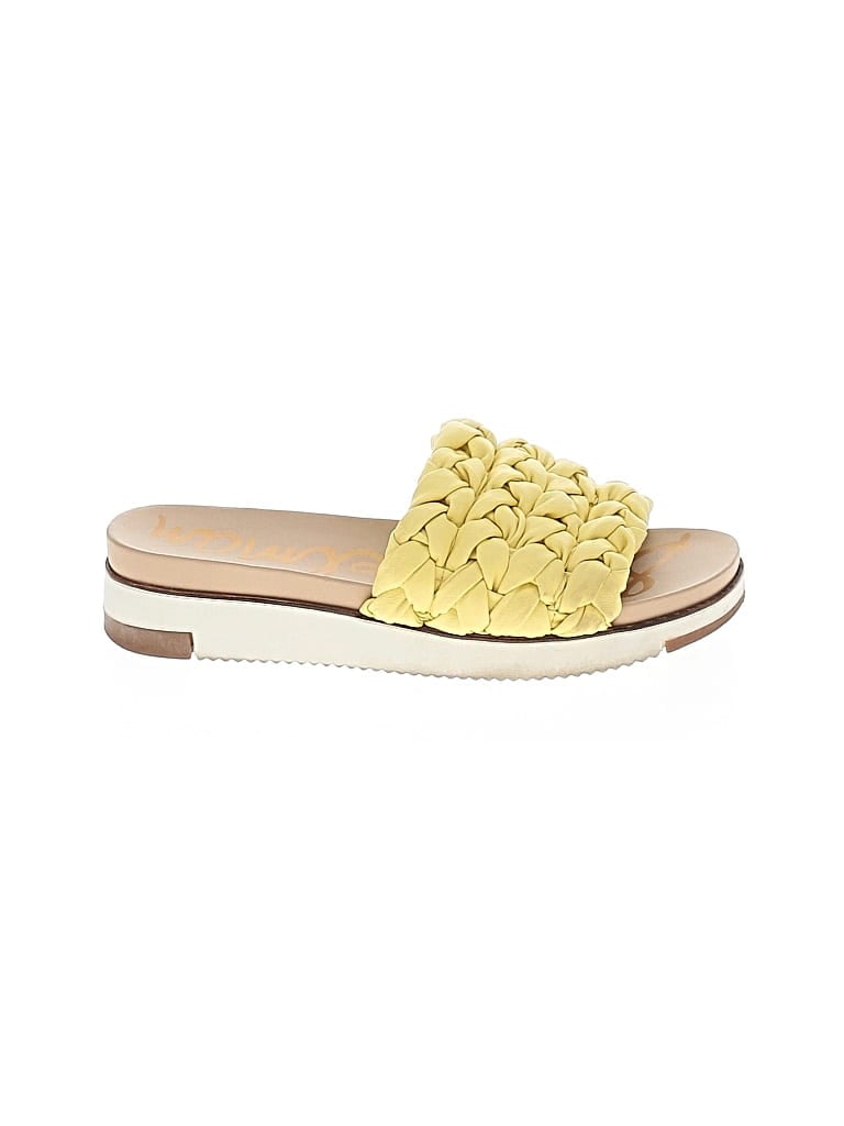 Pre-owned Sam Edelman Sandals In Yellow