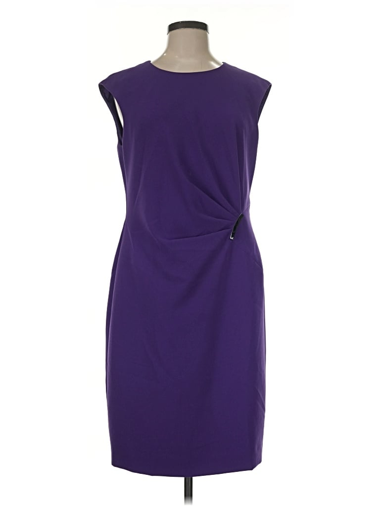 Pre-owned Carlisle Cocktail Dress In Purple