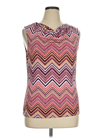 Tahari by ASL Sleeveless T-Shirt (view 1)