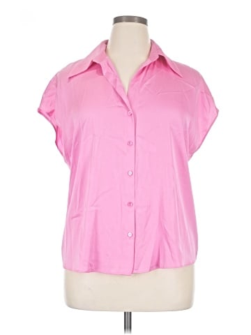 RACHEL Rachel Roy Short Sleeve Blouse (view 1)