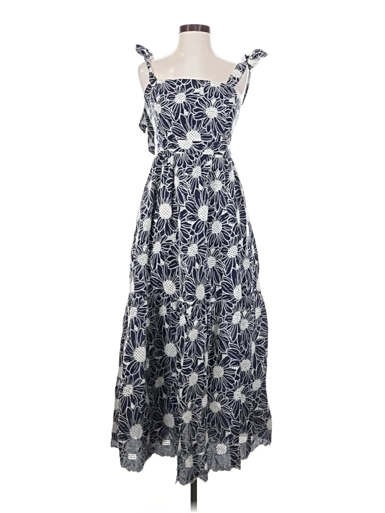 Pre-owned Lost + Wander Casual Dress In Blue