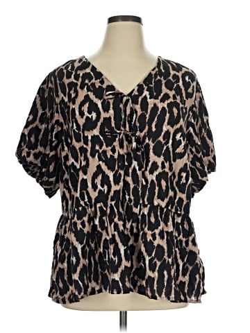 Ellos Short Sleeve Blouse (view 1)