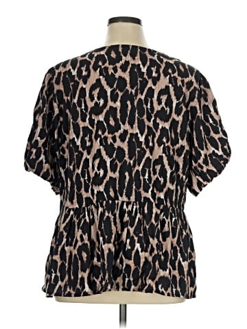 Ellos Short Sleeve Blouse (view 2)