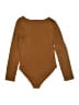 MANGOPOP Collection Brown Bodysuit Size M - photo 2