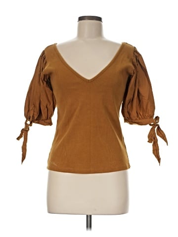 Maeve by Anthropologie 3/4 Sleeve Top (view 1)