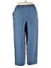 Blair 100% Polyester Solid Blue Casual Pants Size 18 - photo 2